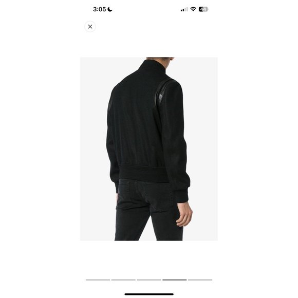 Saint Laurent Varsity Wool Jacket - Picture 4 of 7